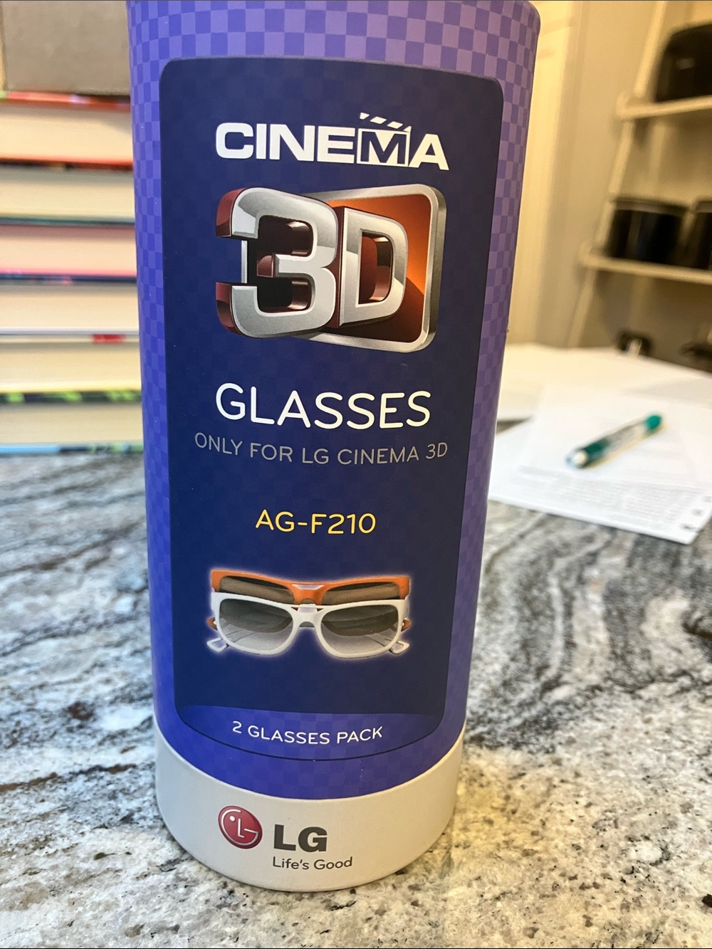 LG AG-F210 3D Glasses - 2-Pack